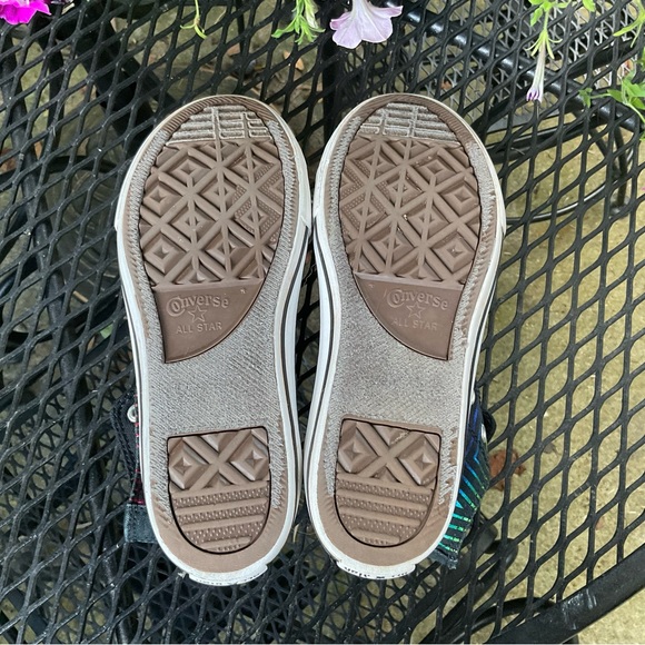 Classic Converse Cool Multicolor Iridescent All Star High Top Sneaker! - Picture 13 of 15